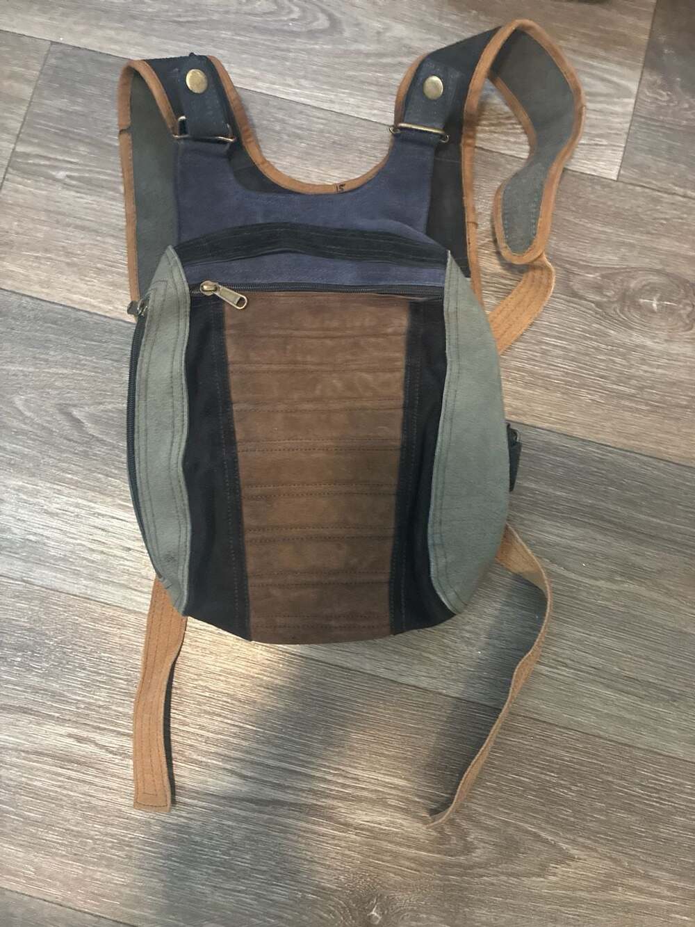 Leather Backpacks, Suede Leather Ninja Backpack